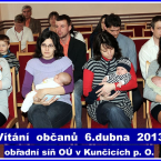 Vítání občánků 2013 - únor,duben